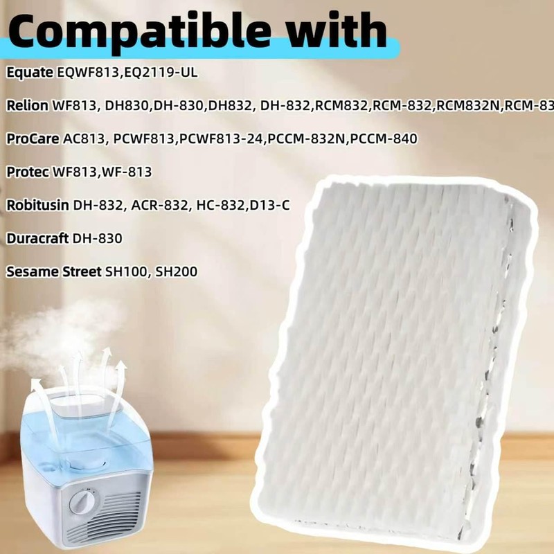 9 Pack Wf813 Eqwf813 Humidifier Filters for Equate Eq-2119-U