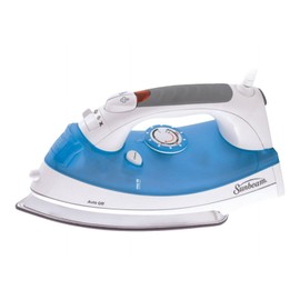 Sunbeam New Sunbeam Simple Press Classic Iron Auto-Shut-Off w/ Non-Stick Soleplate, Blue