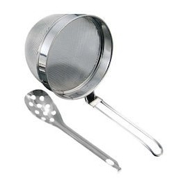 Takekoshi Co-Handle Strainer Set, Strainer Part, Diameter 5.1 x Height 3.5 inches (130 x 90 mm), Handle 5.9 inches