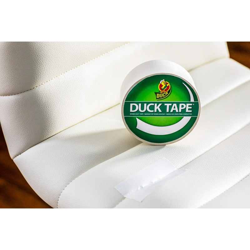 Duck Tape Solid Colours White. Repair, craft, personalise, decorate and