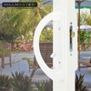 HILLMASTER Patio Door Handle Set with Mortise Lock 45° for