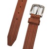 Lucky Brand Men Casual Belt, Antiqued Leather-Tan, 36