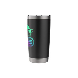 Solana crypto BULLRUN HODL SOL Coin Blockchain Millionaire Stainless Steel Insulated Tumbler