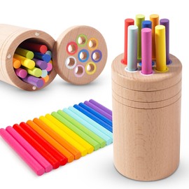 YAANI Montessori Sorting Sticks, Montessori Toy from 1 Year, Baby Toy 6 Months, Montessori Toy Baby, Toy from 2 Years, Baby Toy, Montessori Toy from 3 Years, Baby Toy