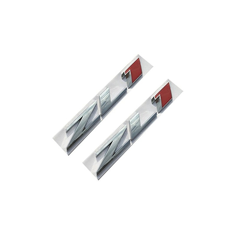 Aimoll ZL1 Camaro Emblem 3D Badge Letter Rear Side (2pcs