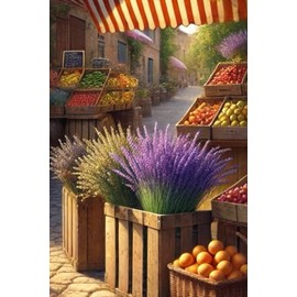 Carnet de Provence : Douceur et Couleurs du Sud: Carnet ligné 120 pages. Journal intime, cahier d’écriture, de vacances ou de notes. Inspiré d’un ... cadeau femme, ado, amoureux de la Provence