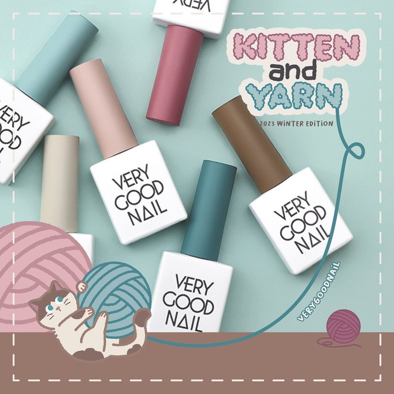 Very Good Nails Kitten&Yan Velvet Gel Gel Nail Single Item