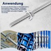 Dayalo Pack of 12 M10 threaded rods, threaded rod M10
