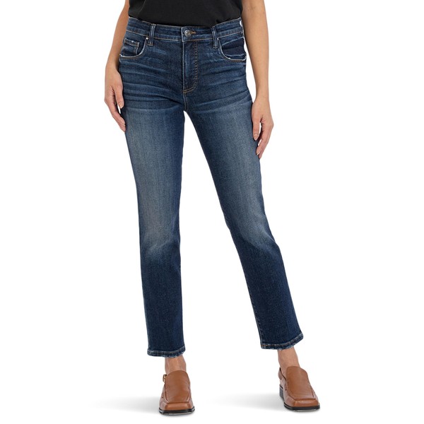 KUT from the Kloth Reese High-Rise Fab Ab Ankle Straight