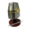 Armor Knight Templar Crusader Mini Medieval Helmet W/Red Stand