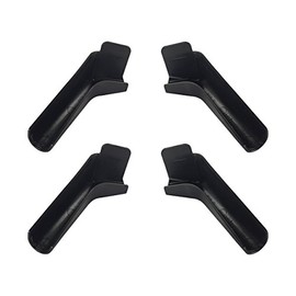 B&B Moulders 2 RV Rain Gutter Spout | Long Version | Left and Right | Black