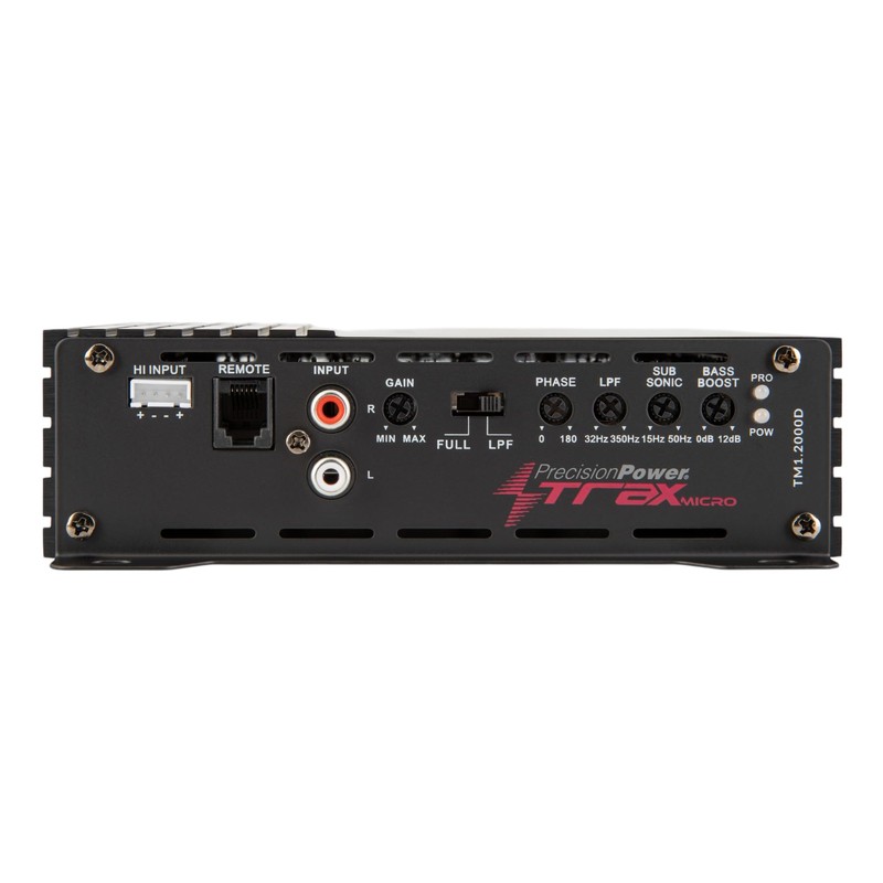 Precision Power TM1.2000D, Trax Micro Mono Car Stereo Amplifier, 1
