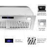 Zomagas 30 in Built-in Range Hood Kitchen Insert Vent 800CFM