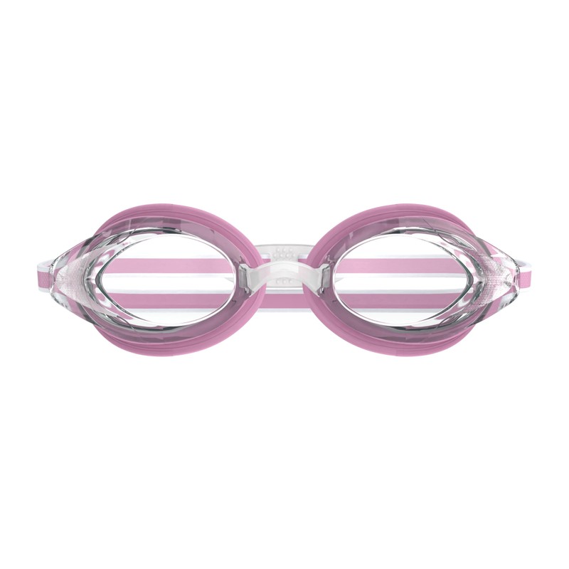 Speedo Women's Vanquisher 3.0 Swimming Goggles, Funny Pink/Clear, One Size