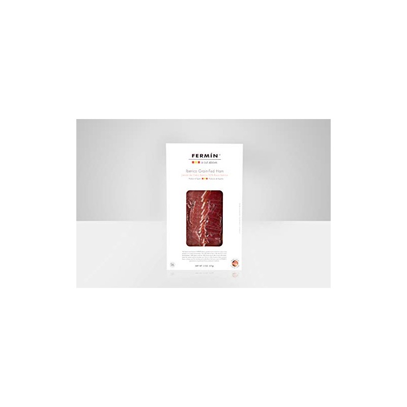 Fermin A Cut Above 50 % Iberico Grain-Fed Ham Sliced