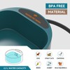 Billionchains Dog Heated Water Bowl for Outdoor No Freeze Water