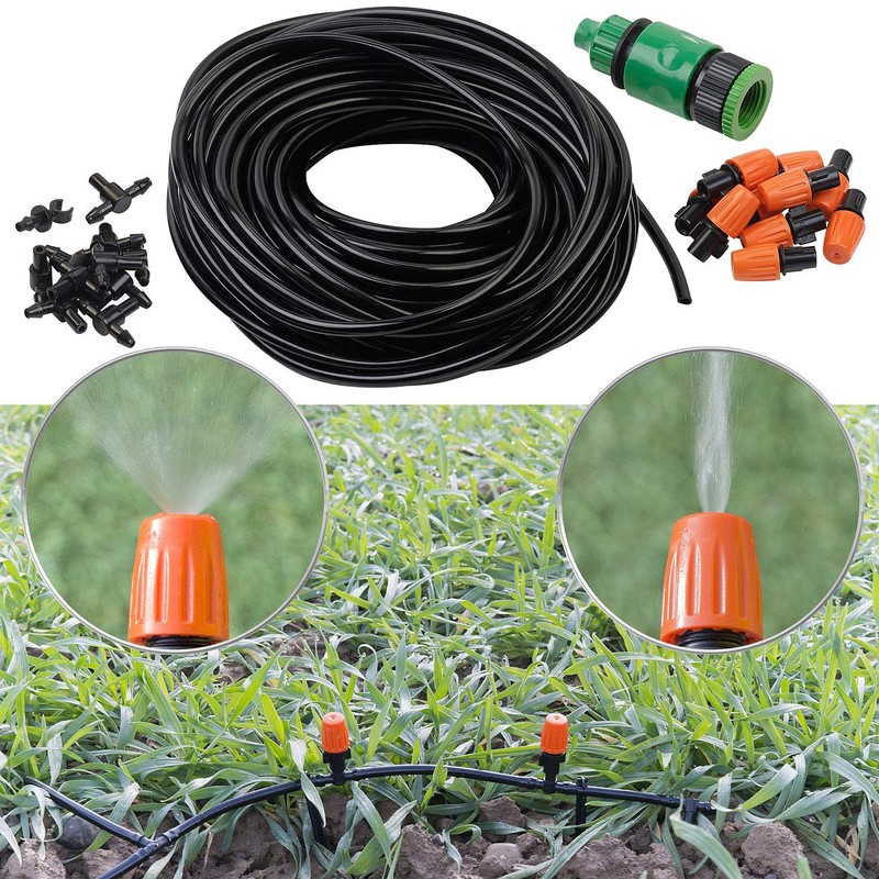 Royal Gardineer Accessories for Greenhouse Irrigation: 23-Piece Plant Irrigation System,