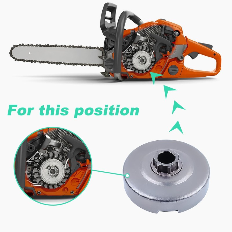 Adefol Clutch Drum Assembly for Husqvarna 372 371 365 362