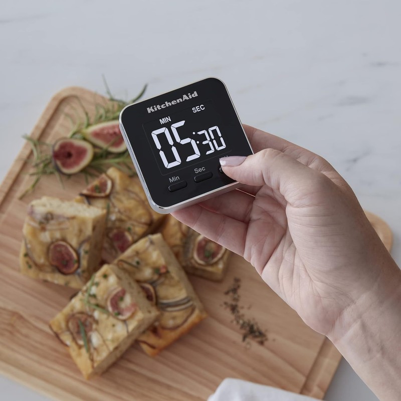 KitchenAid - Single Event Digital Timer, 2.5 inches, Black