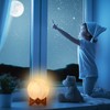 Relaxdays 3D 16 Colors Dimmable Remote Control Wireless Moon Lamp