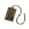 OneTigris Tactical ID Card/Pass/Badge Holder with Neck Strap, brown