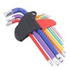 9 Pcs Hex Wrench Set Color Coded Non Slip CR