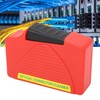 Red Optical Fiber Cleaning Box Compact Lightweight SC FC LC