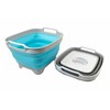 SAMMART 7.5L (2 Gallons) Collapsible Dishpan with Draining Plug -