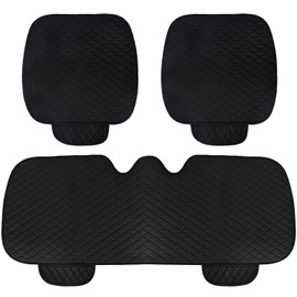 Colexy 3-Piece Set Car Seat Cushion, Universal Seat Cushions, Non-Slip Car Seat Cushion, Car Front Seat and Back Seat Cushion, Car Seat Covers Breathable Seat Covers for Car Seat, SUV, Truck