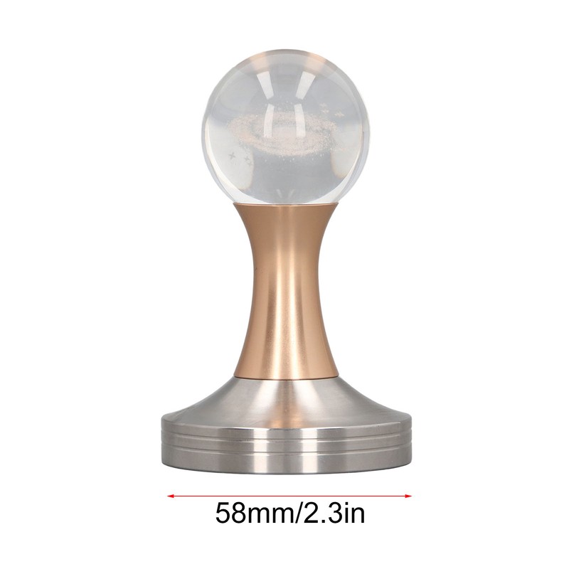 Coffee Tamper Food Grade Stainless Steel Crystal Ball Coffee Powder