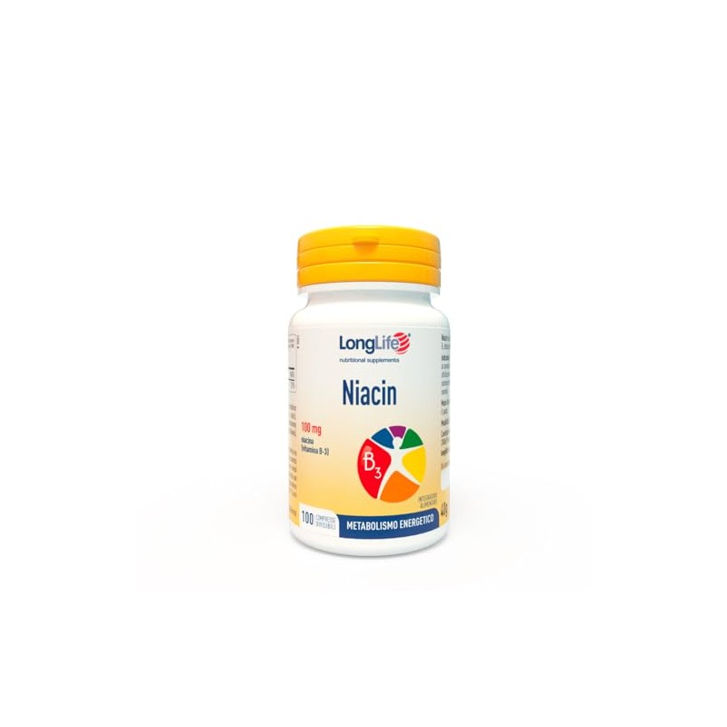 LongLife® Niacin | Vitamina B3 | Metabolismo energetico | Stanchezza