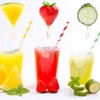 100 Pack Paper Straws, Party Straws Disposable Straws Biodegradable Recyclable
