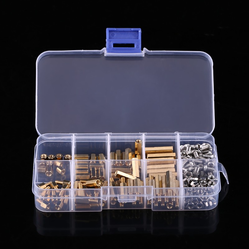 M3 PCB Hex Male Female Brass Threaded Standoffs Screw Nut