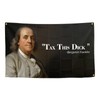 Benjamin Franklin Tax This Dick Flag Funny Flags for Room
