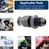 STPCTOU 6AN Male Flare to 3/8" Hardline Tube Fuel Fitting