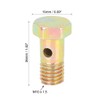 X AUTOHAUX Metric Thread M10 x 1.5 mm Hollow Bolts