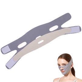 Doppelkinn Entferner,Face Lifting Tape,Wiederverwendbare Kinnmaske Schlafen,Jawline Maske,Chin Strap,Lifting Maske Gesicht,V Line Mask,Schnarchstopper,Anti Schnarch,Schnarchmaske,Kinnband Schlafapnoe