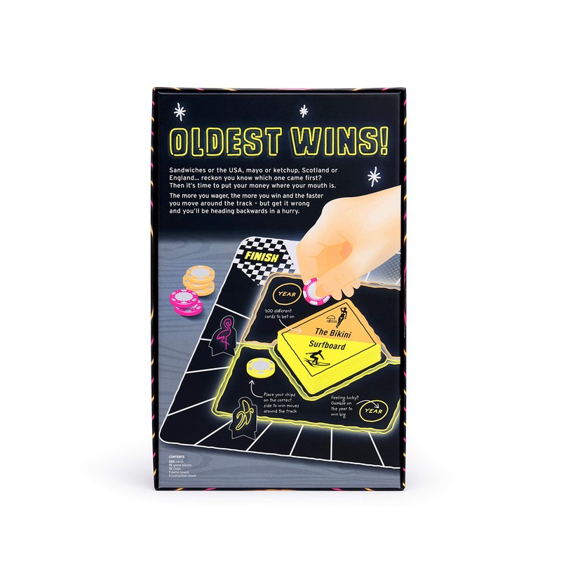 What Came First? Simple 50:50 Family Board Game for Kids