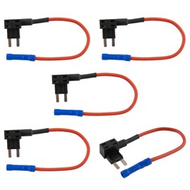 Pack of 5 SeKi Power Pickup Car Mini Power Splitter Power Thief Fuse Distributor; Fuse Holder for Car Truck Boat; Cable Splitter, Cable Splitter