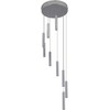 Craftmade 47599-CH-LED Lexi Wind Chime LED Pendant Lighting, 9-Light, 18