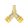 GAS-FLO, Gas Quick Disconnect 3/8 Y Splitter, CSA Certified for
