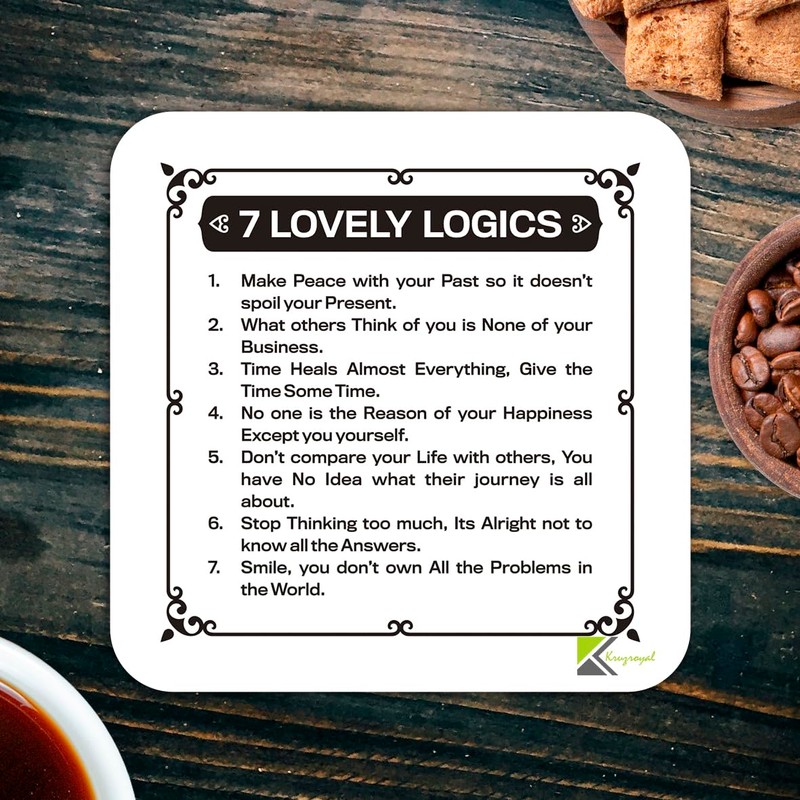 CS891 7 Lovely Logics Novelty Funny Coffee Tea Drink Gift