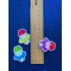 6pc. Ring Pop, Candy Lollipop, Rainbow Candy, Planar Flat Back,