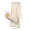 Kisangel 2Pcs Plastic Flag Pole Holder Wall Mount Flag Holder