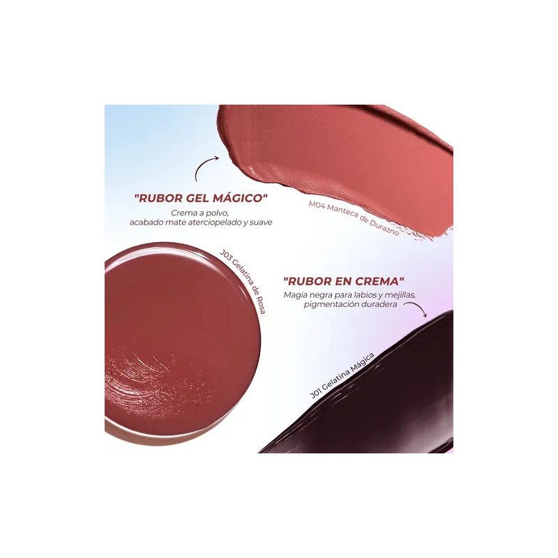 Rubor 3 En 1 Labios Mejillas Ojos Natural Glow Maquillaje