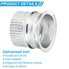 PATIKIL 3 Inch Duct Collar, 1 Pcs Duct Connector Flange