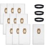 MaxLLTo Set of 10 Replacement Style F Cloth Bag Vacuum