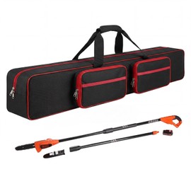 Incycall 45" Pole Saw Bag, Portable Chainsaw Case with Multiple Pockets & Carrying Handle, Scratch-Resistant Storage for Dewalt, Worx, Greenworks, EGO, Black+Decker, RYOBI Telescoping Saws (Box Only)
