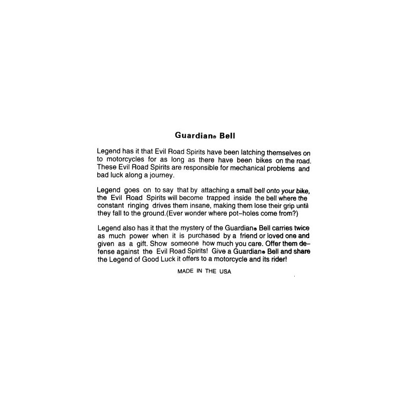 Wolf Guardian Bell and hanger