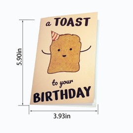 shouqiuzhonglv Funny Hot Stuff Birthday Card, Cute Bday Card for Him Husband Boyfriend Wife Her Girlfriend, HOT STUFF, Birthday Gifts Idea for Men